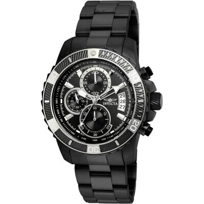 Invicta Pro Diver - SCUBA 22417 Heren Horloge - Quartz Uurwerk - Roestvrij Staal met zwarte Wijzerplaat - 45mm One Size Invicta Pro Diver - SCUBA 22417 Heren Horloge - Quartz Uurwerk - Roestvrij Staal met zwarte Wijzerplaat - 45mm One Size