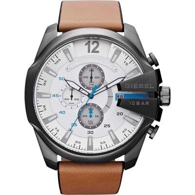 Diesel Mega Chief Heren Horloge Bruin DZ4280 One Size Diesel Mega Chief Heren Horloge Bruin DZ4280 One Size