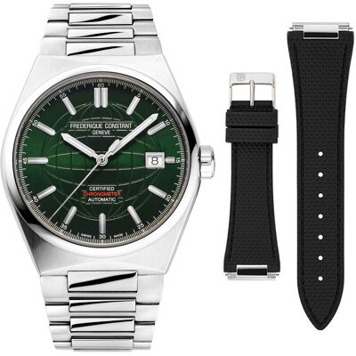 Frederique Constant Frédérique Constant Highlife Automatic Cosc Heren Horloge Zilverkleurig FC-303G3NH6B One Size Frederique Constant Frédérique Constant Highlife Automatic Cosc Heren Horloge Zilverkleurig FC-303G3NH6B One Size