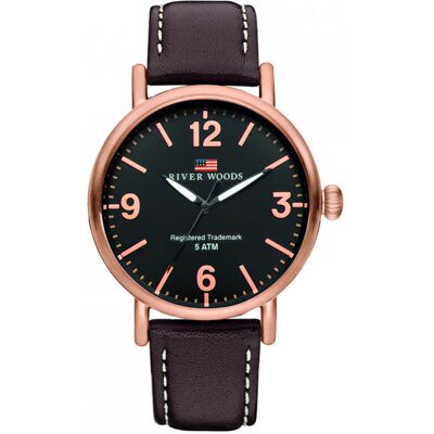 River Woods Delaware herenhorloge Bruin RW420034 One Size River Woods Delaware herenhorloge Bruin RW420034 One Size