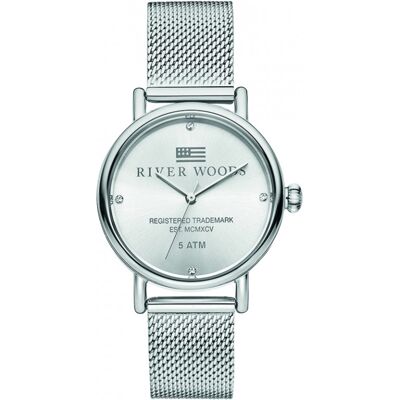 River Woods Arkansas Dames Zilveren Horloge RW340036 One Size River Woods Arkansas Dames Zilveren Horloge RW340036 One Size