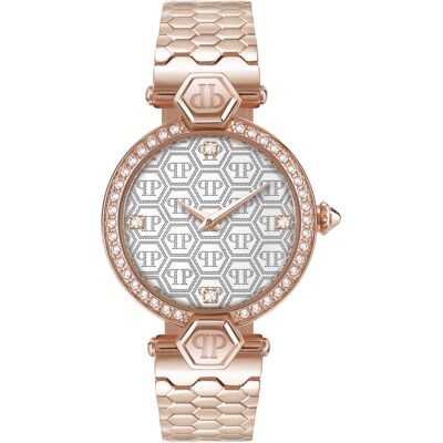Philipp Plein Plein Couture Dames Horloge Rosékleurig PWEAA0821 One Size Philipp Plein Plein Couture Dames Horloge Rosékleurig PWEAA0821 One Size