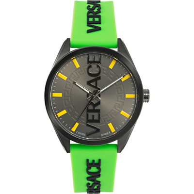 Versace V-vertical Heren Groen Horloge VE3H00923 One Size Versace V-vertical Heren Groen Horloge VE3H00923 One Size
