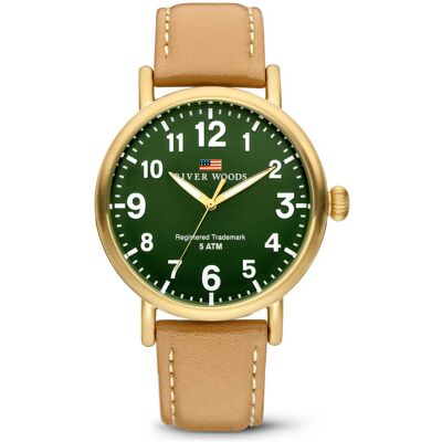 River Woods Sacramento herenhorloge Bruin RW420022 One Size River Woods Sacramento herenhorloge Bruin RW420022 One Size