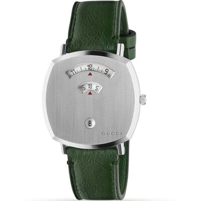 Gucci YA157412 Grip Quartz Unisex horloge One Size Gucci YA157412 Grip Quartz Unisex horloge One Size