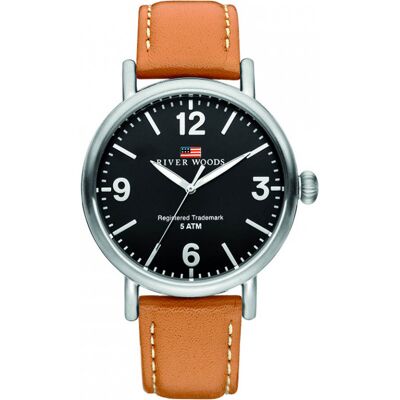 River Woods Delaware herenhorloge Bruin RW420038 One Size River Woods Delaware herenhorloge Bruin RW420038 One Size