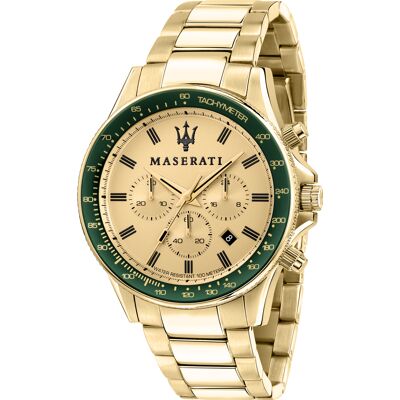 Maserati Horloge R8873640005 Goud One Size Maserati Horloge R8873640005 Goud One Size