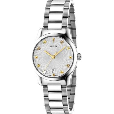 Gucci YA126572A G-Timeless 27mm Dameshorloge One Size Gucci YA126572A G-Timeless 27mm Dameshorloge One Size