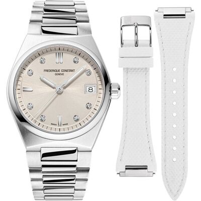 Frederique Constant Frédérique Constant Highlife Dames Zilveren Horloge FC-240BGD2NH6B One Size Frederique Constant Frédérique Constant Highlife Dames Zilveren Horloge FC-240BGD2NH6B One Size