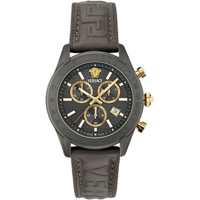 Versace Chrono Master Heren Grijze Horloge VE8R00124 One Size Versace Chrono Master Heren Grijze Horloge VE8R00124 One Size