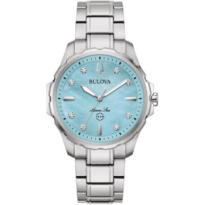 Bulova Marine Star Dames Zilver Horloge 96P248 One Size Bulova Marine Star Dames Zilver Horloge 96P248 One Size