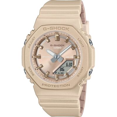 Casio G-Shock Dames Beige Horloge GMA-P2100ST-9AER One Size Casio G-Shock Dames Beige Horloge GMA-P2100ST-9AER One Size