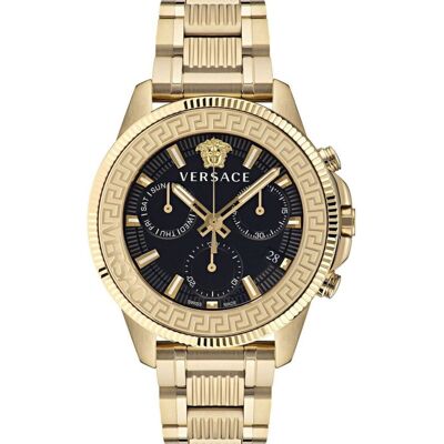 Versace Greca VE3J00622 Chronograaf Herenhorloge One Size Versace Greca VE3J00622 Chronograaf Herenhorloge One Size