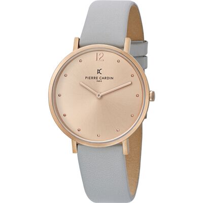 Pierre Cardin Belleville Simplicity dameshorloge Grijs CBV.1011 One Size Pierre Cardin Belleville Simplicity dameshorloge Grijs CBV.1011 One Size