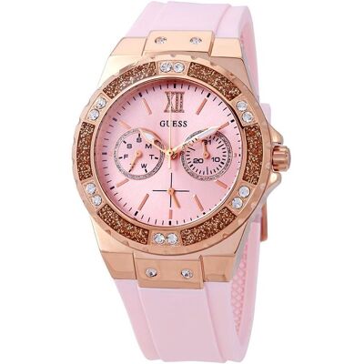 Guess W1053L3 Limelight Crystal Pink Dial dameshorloge One Size Guess W1053L3 Limelight Crystal Pink Dial dameshorloge One Size