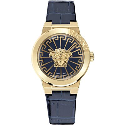 Versace Medusa Infinite Dames Blauwe Horloge VE3F00122 One Size Versace Medusa Infinite Dames Blauwe Horloge VE3F00122 One Size