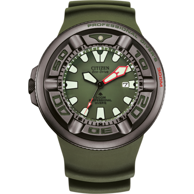 Citizen Promaster Marine Heren Groen Horloge BJ8057-17X One Size Citizen Promaster Marine Heren Groen Horloge BJ8057-17X One Size