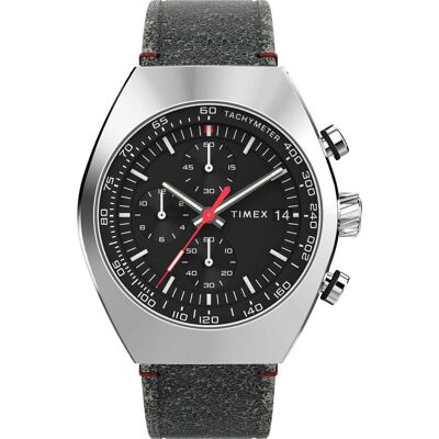 Timex Legacy Tonneau Chrono Heren Zwart Horloge TW2W50000 One Size Timex Legacy Tonneau Chrono Heren Zwart Horloge TW2W50000 One Size