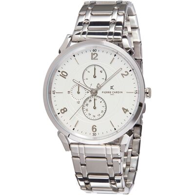 Pierre Cardin Pigalle Boulevard herenhorloge Zilverkleurig CPI.2027 One Size Pierre Cardin Pigalle Boulevard herenhorloge Zilverkleurig CPI.2027 One Size