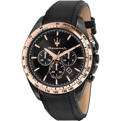 Maserati Horloge Traguardo R8871612038 Zwart One Size Maserati Horloge Traguardo R8871612038 Zwart One Size