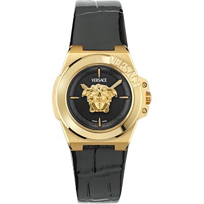 Versace Hera Dames Zwarte Horloge VE8D00324 One Size Versace Hera Dames Zwarte Horloge VE8D00324 One Size