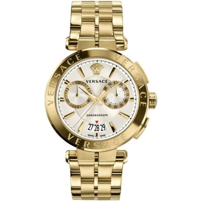 Versace VBR060017 Goudkleurig Aion Chrono Herenhorloge One Size Versace VBR060017 Goudkleurig Aion Chrono Herenhorloge One Size