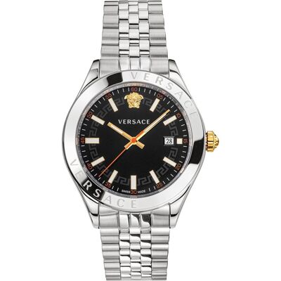 Versace VEVK00420 Hellenyium zwarte wijzerplaat herenhorloge One Size Versace VEVK00420 Hellenyium zwarte wijzerplaat herenhorloge One Size
