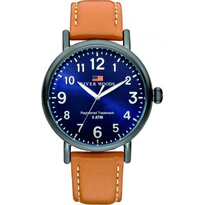 River Woods Sacramento herenhorloge Bruin RW420014 One Size River Woods Sacramento herenhorloge Bruin RW420014 One Size
