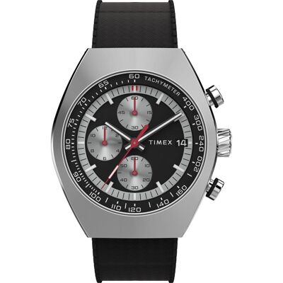Timex Legacy Tonneau Heren Zwarte Horloge TW2W64500 One Size Timex Legacy Tonneau Heren Zwarte Horloge TW2W64500 One Size