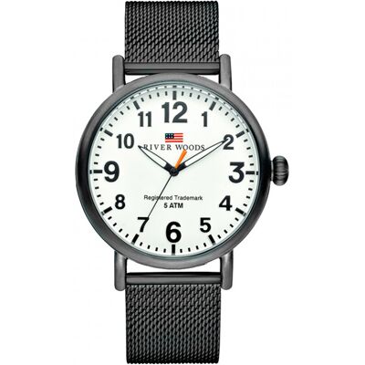 River Woods Sacramento herenhorloge Zwart RW420009 One Size River Woods Sacramento herenhorloge Zwart RW420009 One Size