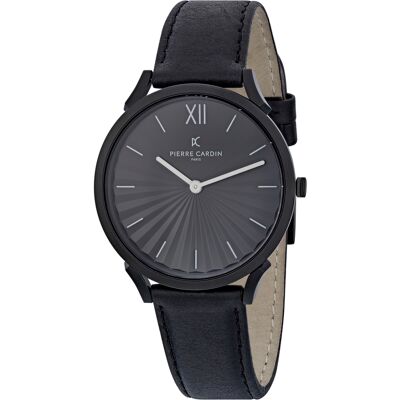 Pierre Cardin Pigalle Plissée Unisex Horloge Zwart CPI.2006 One Size Pierre Cardin Pigalle Plissée Unisex Horloge Zwart CPI.2006 One Size