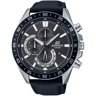 Casio Edifice herenhorloge Zwart EFV-620L-1AVUEF One Size Casio Edifice herenhorloge Zwart EFV-620L-1AVUEF One Size