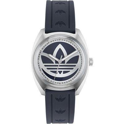 Adidas Originals Editie Eén Unisex Blauwe Horloge AOFH23014 One Size Adidas Originals Editie Eén Unisex Blauwe Horloge AOFH23014 One Size