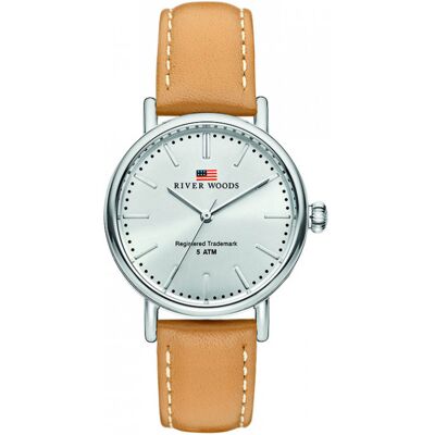 River Woods Oswego dameshorloge Bruin RW340022 One Size River Woods Oswego dameshorloge Bruin RW340022 One Size