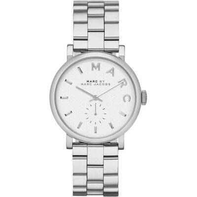 Marc Jacobs MBM3242 Baker zilver dameshorloge One Size Marc Jacobs MBM3242 Baker zilver dameshorloge One Size