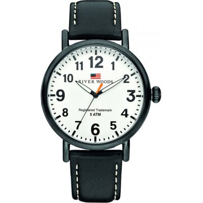 River Woods Sacramento herenhorloge Zwart RW420008 One Size River Woods Sacramento herenhorloge Zwart RW420008 One Size