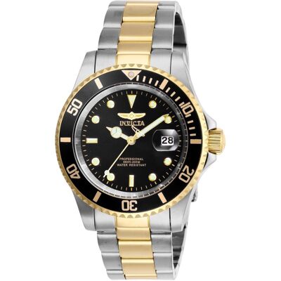 Invicta Pro Diver 26973 Heren Horloge - Quartz Uurwerk - Roestvrij Staal met zwarte Wijzerplaat - 40mm One Size Invicta Pro Diver 26973 Heren Horloge - Quartz Uurwerk - Roestvrij Staal met zwarte Wijzerplaat - 40mm One Size