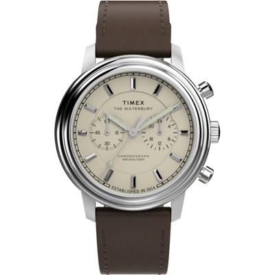 Timex Waterbury Metropolitan Heren Brown Horloge TW2Y23500 One Size Timex Waterbury Metropolitan Heren Brown Horloge TW2Y23500 One Size