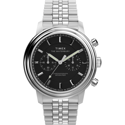 Timex Waterbury Metropolitan Heren Zilveren Horloge TW2Y23400 One Size Timex Waterbury Metropolitan Heren Zilveren Horloge TW2Y23400 One Size
