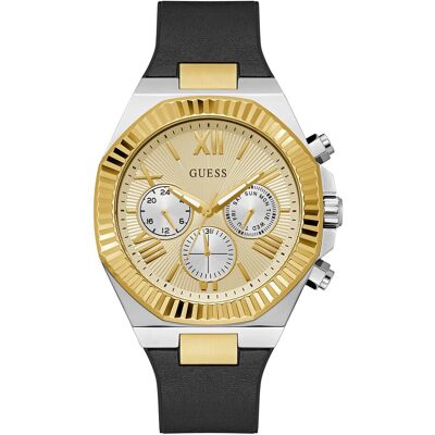 Guess Equity Heren Horloge Zwart GW0791G1 One Size Guess Equity Heren Horloge Zwart GW0791G1 One Size