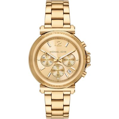 Michael Kors Maren Dames Gouden Horloge MK7493 One Size Michael Kors Maren Dames Gouden Horloge MK7493 One Size