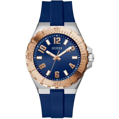 Guess Campus Heren Blauwe Horloge GW0906G3 One Size Guess Campus Heren Blauwe Horloge GW0906G3 One Size