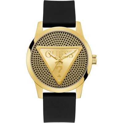 Guess Badge Heren Zwarte Horloge GW0916G1 One Size Guess Badge Heren Zwarte Horloge GW0916G1 One Size