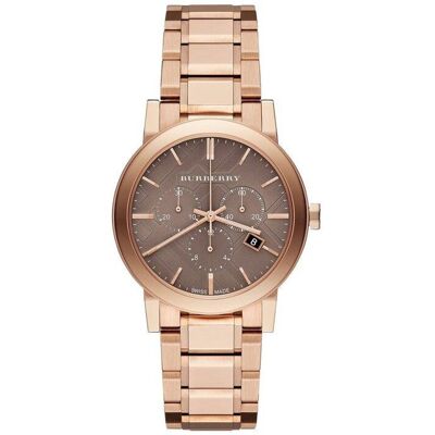 Elegant Burberry BU9754 The City Rose Gold-Tone dameshorloge One Size Elegant Burberry BU9754 The City Rose Gold-Tone dameshorloge One Size