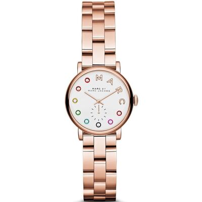 Marc Jacobs MBM3443 Elegant dameshorloge in roségoud One Size Marc Jacobs MBM3443 Elegant dameshorloge in roségoud One Size