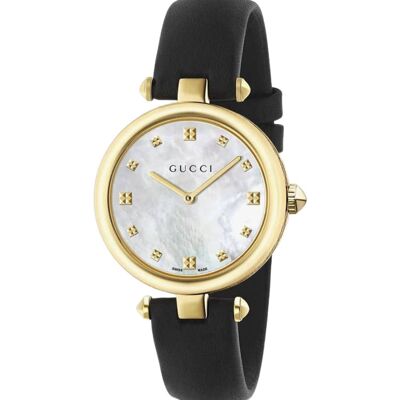Gucci Dames Diamantissima Parelmoer Horloge - YA141404 One Size Gucci Dames Diamantissima Parelmoer Horloge - YA141404 One Size