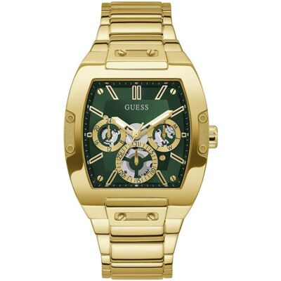 Stijlvol Guess GW0456G3 Phoenix herenhorloge met goudkleurig ontwerp One Size Stijlvol Guess GW0456G3 Phoenix herenhorloge met goudkleurig ontwerp One Size