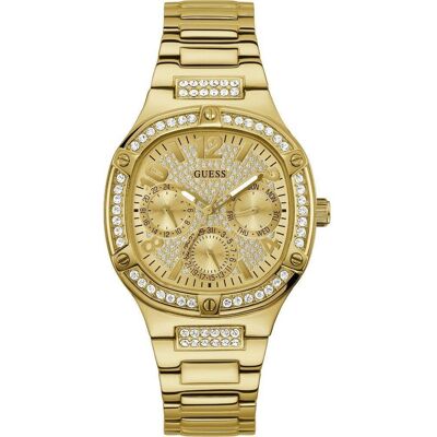 Guess GW0558L2 Multi-Function Chronograaf Horloge voor dames in goudkleur One Size Guess GW0558L2 Multi-Function Chronograaf Horloge voor dames in goudkleur One Size
