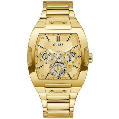Stijlvol Guess GW0456G2 Phoenix herenhorloge in goud roestvrij staal One Size Stijlvol Guess GW0456G2 Phoenix herenhorloge in goud roestvrij staal One Size