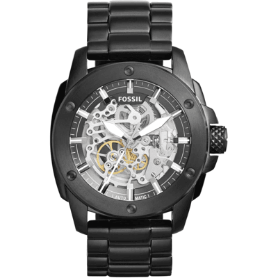 Fossil ME3080 Automatische Skeleton Herenhorloge, 50 mm Zwart RVS 50mm Fossil ME3080 Automatische Skeleton Herenhorloge, 50 mm Zwart RVS 50mm